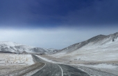 RealschuleTraunreut_Pasch-BerufUmwelt_Sibierien-Baikal-Landstrasse-Winter