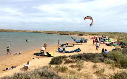 Algarve, Lagos, LAGOA DE ALVOR: Thermik Kiten – wenn Algarve dann Alvor