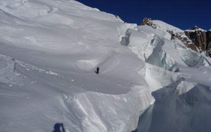 Mont Blanc, CHAMONIX: 27 Km lange Gletscherabfahrt im VALLEE BLANCHE
