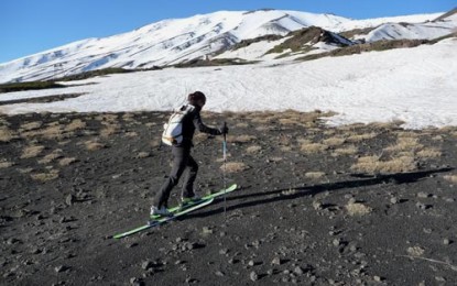 SIZILIEN ÄTNA: Abgefahrene Skitour auf aktivem Vulkan (3300 m)