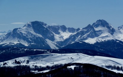 KOMOVI Gebirge, TRESNJEVIK Pass südlich Kolasin: Disneyland Gebirge für Spitzkehrenfreaks mit hochalpinem Anspruch (Revier 3)