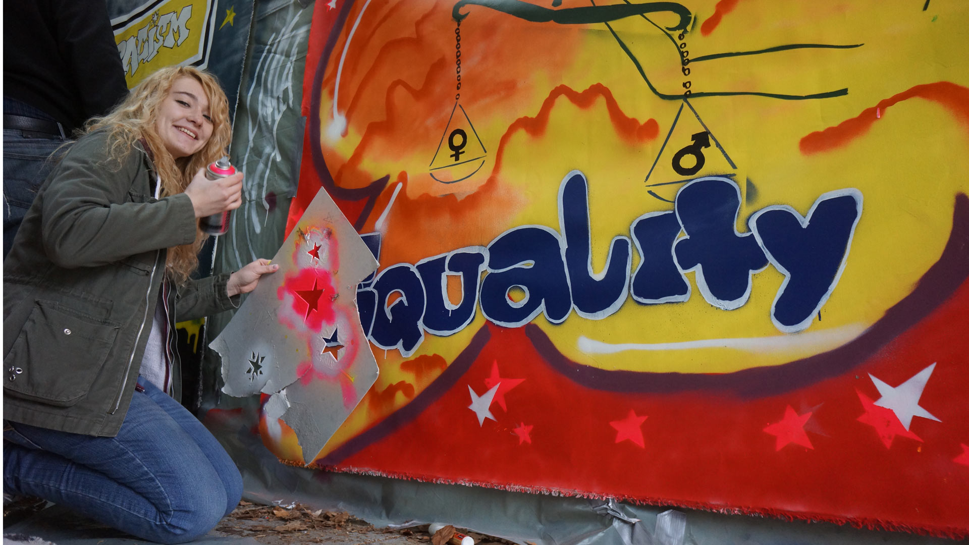 Öffentlichkeitsarbeit: Mit Graffiti Europa besser verstehen – Streetart bridges Europe (2013 – 2015)