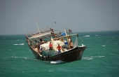 Oman, Masirah-Island Hilf_Fischerboot