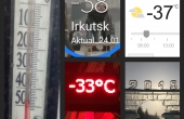 RealschuleTraunreut_Pasch-BerufUmwelt_Irkutsk-Winter-Temperaturen-Anzeige