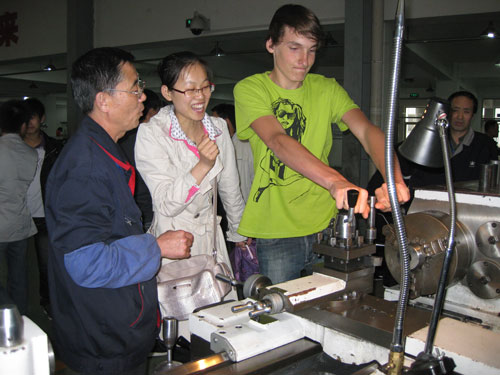 Öffentlichkeitsarbeit: Praktika & Betriebsbesichtigungen für Schüler aus Traunreut in Shenyang (2010)